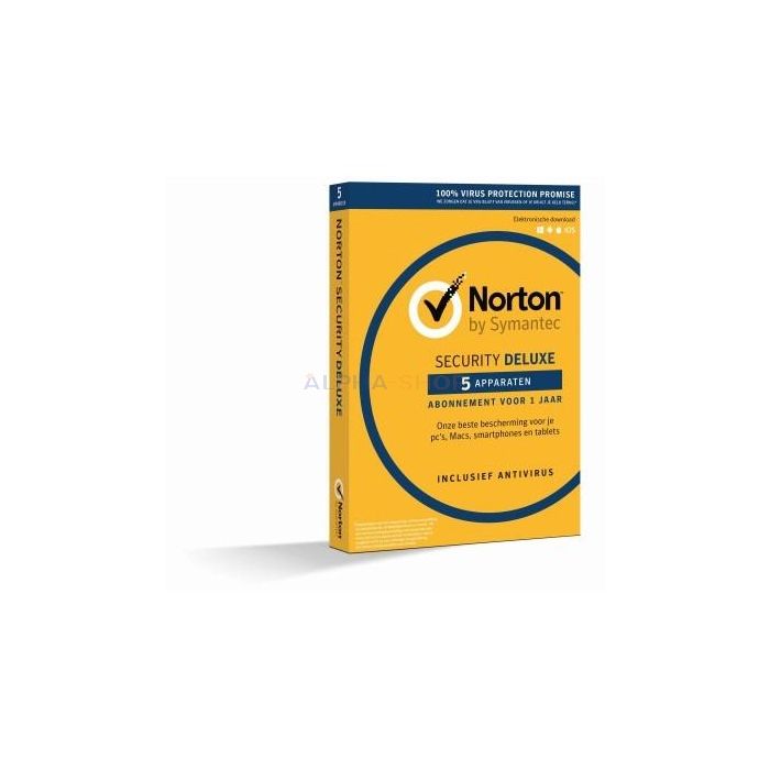 Norton Security Deluxe | 5 PC’s - 1 jaar