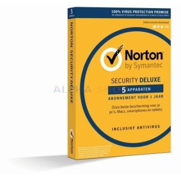 Norton Security Deluxe | 5 PC’s - 1 jaar